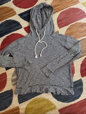 J.crew striped hoodie, size medium